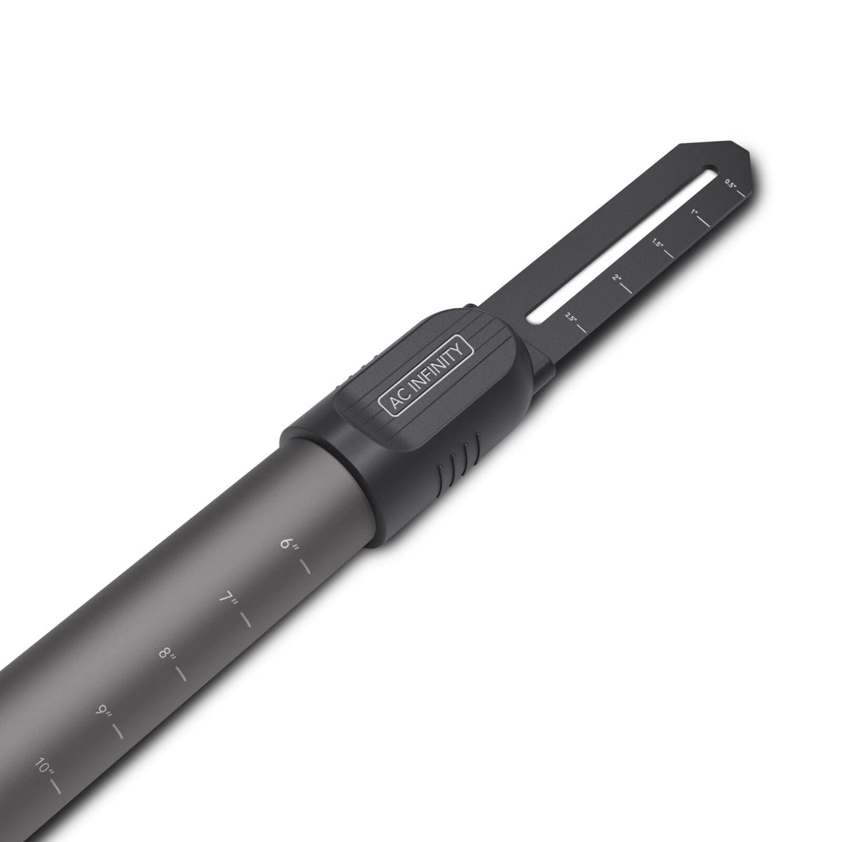 Plant moisture sensor probe with 'AC Infinity' branding on a white background