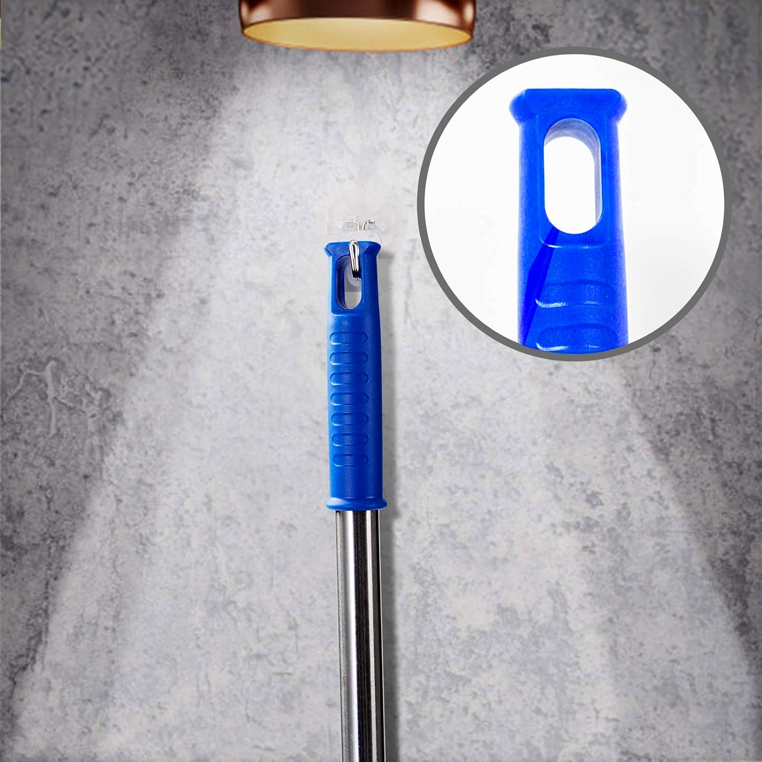 microfiber duster hangs for easy storage