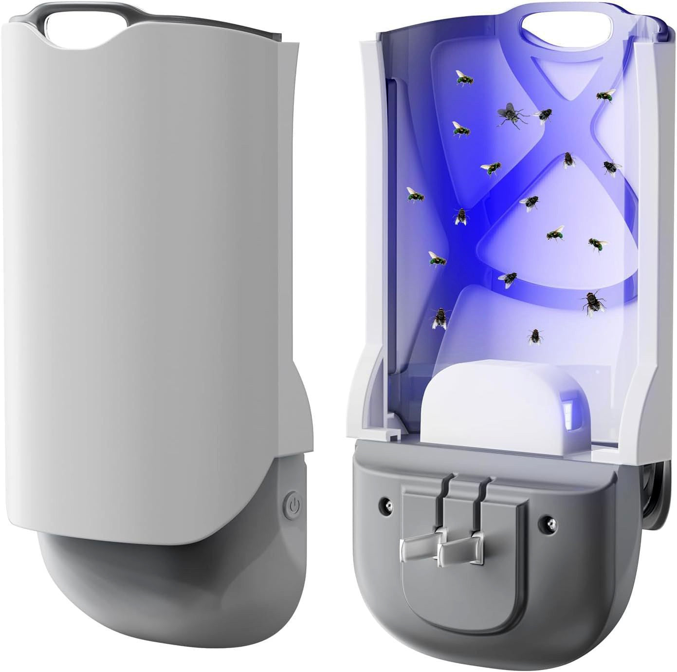 plug in fruit fly trap, front & back images