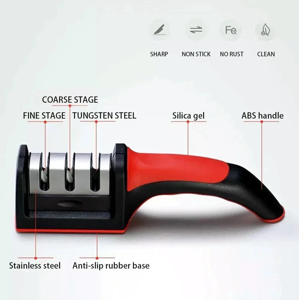 3-stage knife sharpeners features