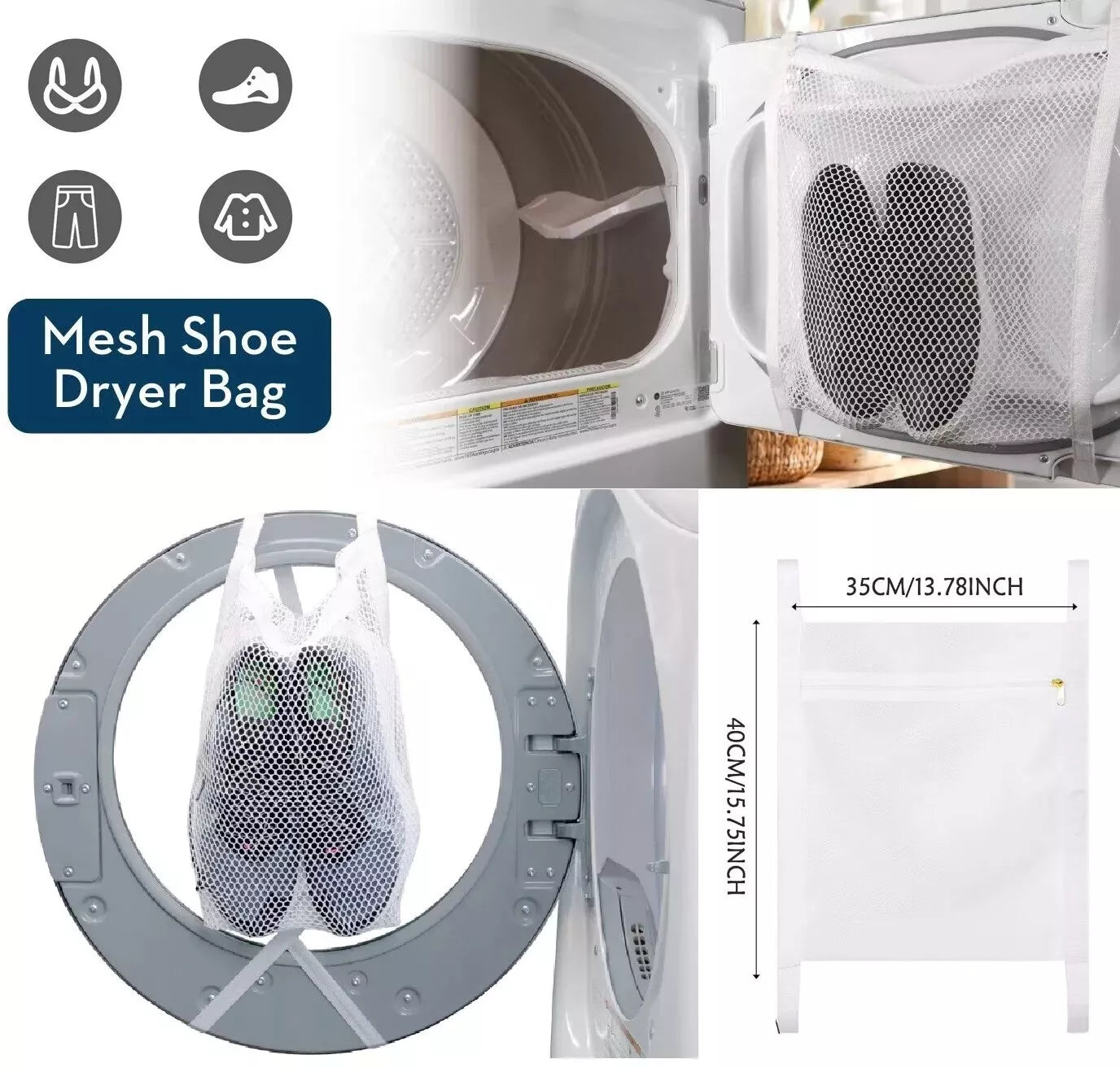 mesh bag used on square & round door