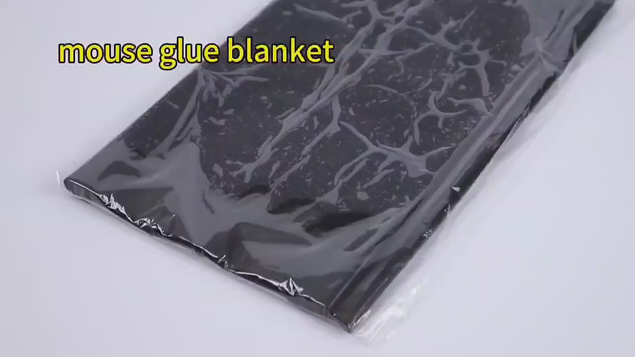 instructional & demonstration video for large sticky glue mouse & rat trap blankets