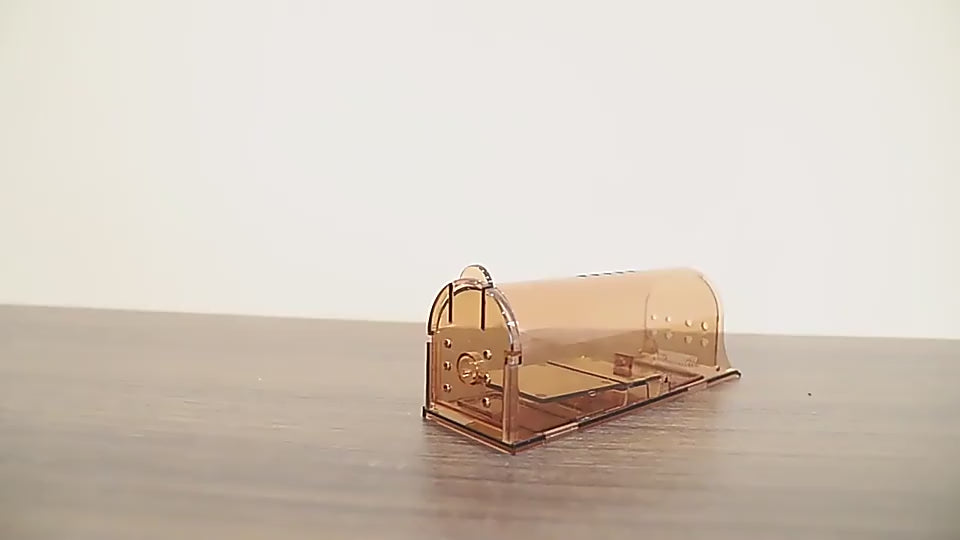 humane live mouse trap instructional how-to demonstration video